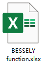 the usage of BESSELY function