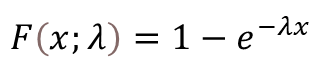 show the usage of EXPONDIST function
