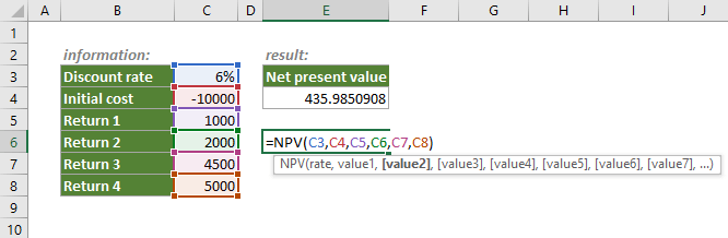 npv function 1