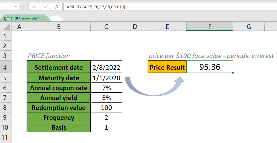price function 1