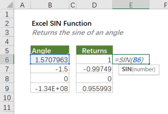 sin function 1